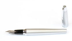 Cartridge fountain pen assembled