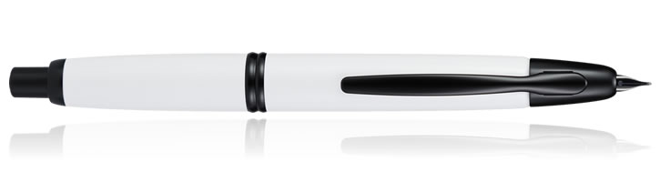Pilot Vanishing Point Collection Fountain Pens in White / Black
