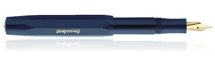 Kaweco Classic Sport Fountain Pens in Navy Blue