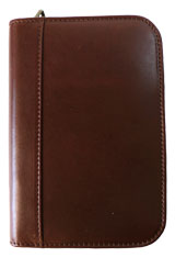 Aston Leather Collector's 10 Pen Carrying Cases in Cognac