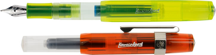 Kaweco Ice Sport Fountain Pen - Yellow & Orange