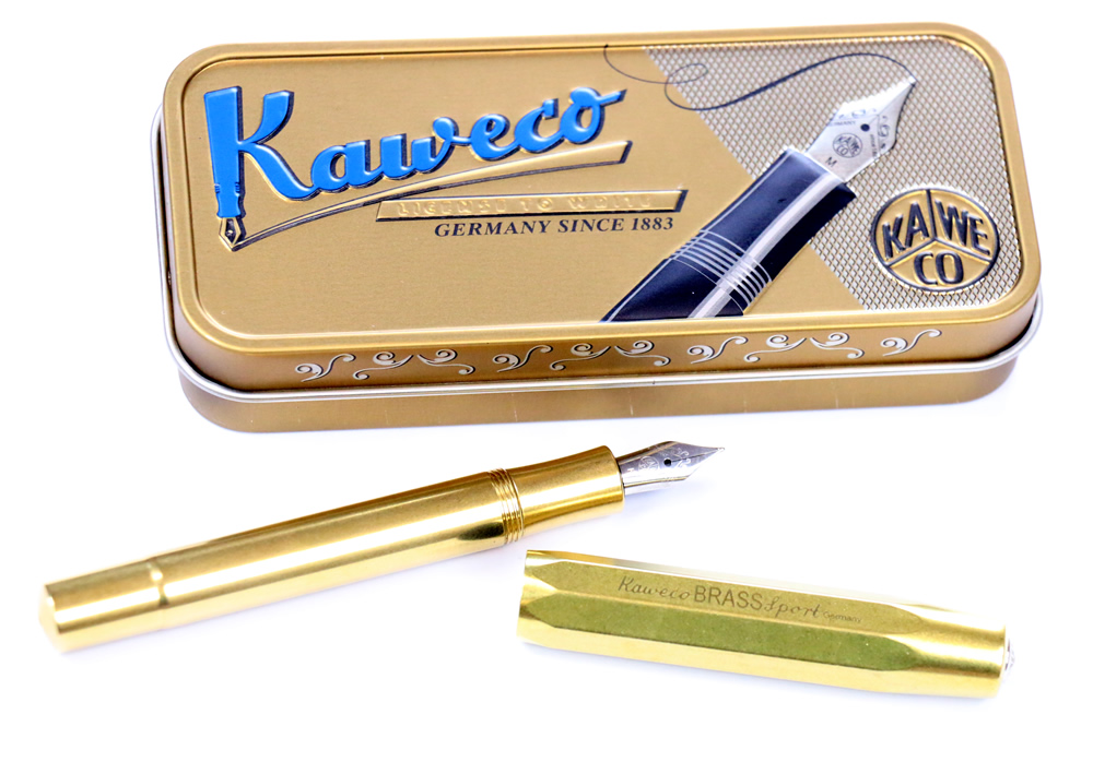 The all new Kaweco Brass Sport Fountain Pen at Pen Chalet