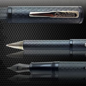 Conklin Matte Carbon Stealth Pen Collection
