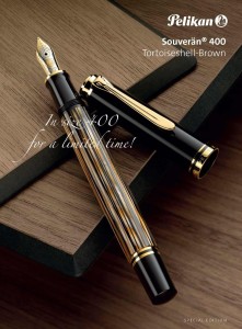 Pelikan Souverän M400 Tortoiseshell Brown Fountain Pen