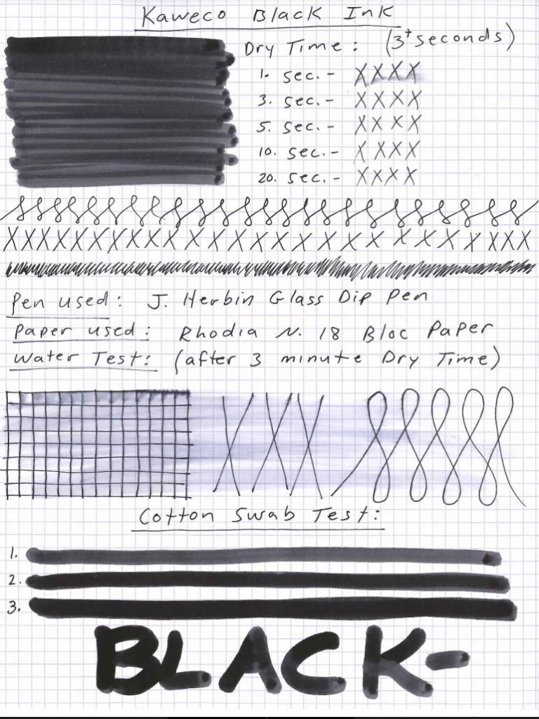 Kaweco Pearl Black Ink Review Pen Chalet