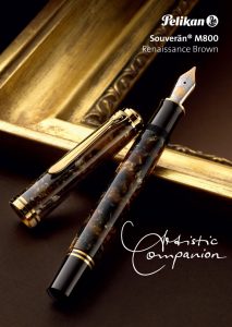 Pelikan M800 Souveran Renaissance Brown Pen
