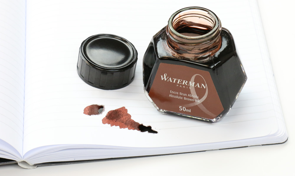 Waterman Absolute Brown Ink Review & Giveaway - Pen Chalet