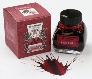 Platinum Cassis Black Ink Bottle