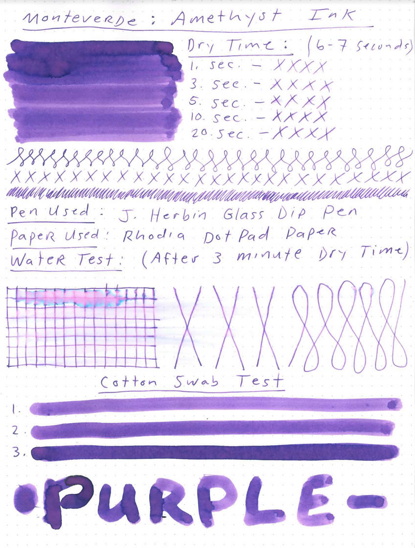 Monteverde Amethyst Ink