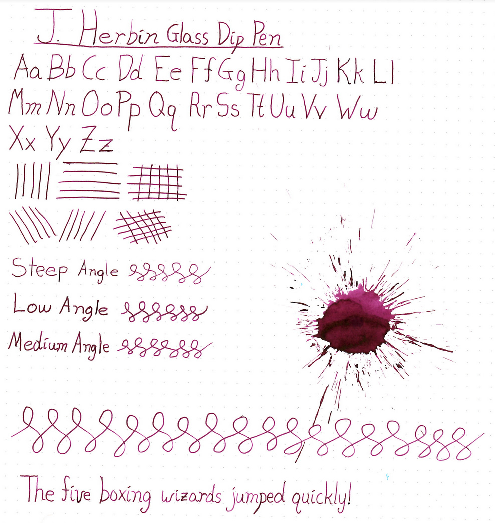 J Herbin Glass Dip Pen Pen Chalet