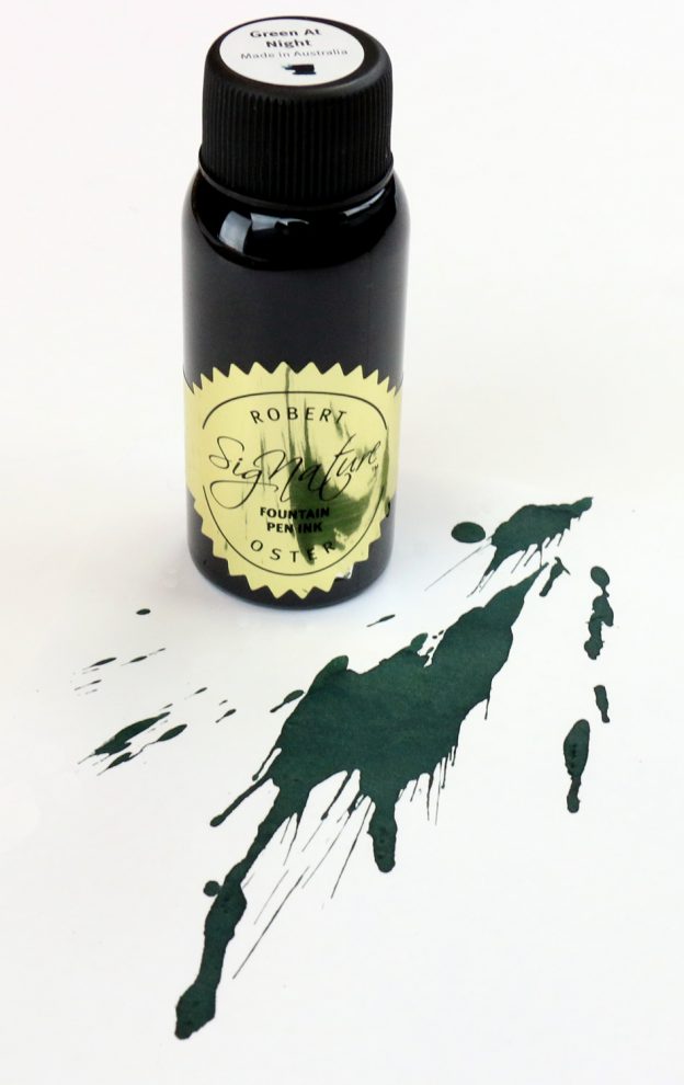 Robert Oster Green at Night Ink Bottle