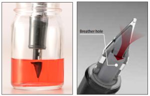 Platinum Procyon Fountain Pen Breather Hole