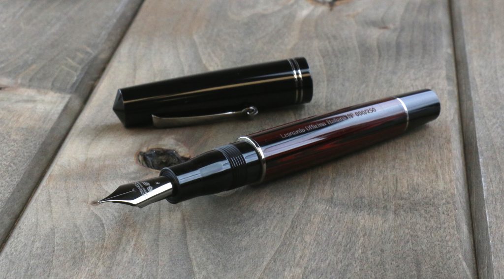 Leonardo Momento Zero Exclusive Fountain Pen - Rosewood Ebonote