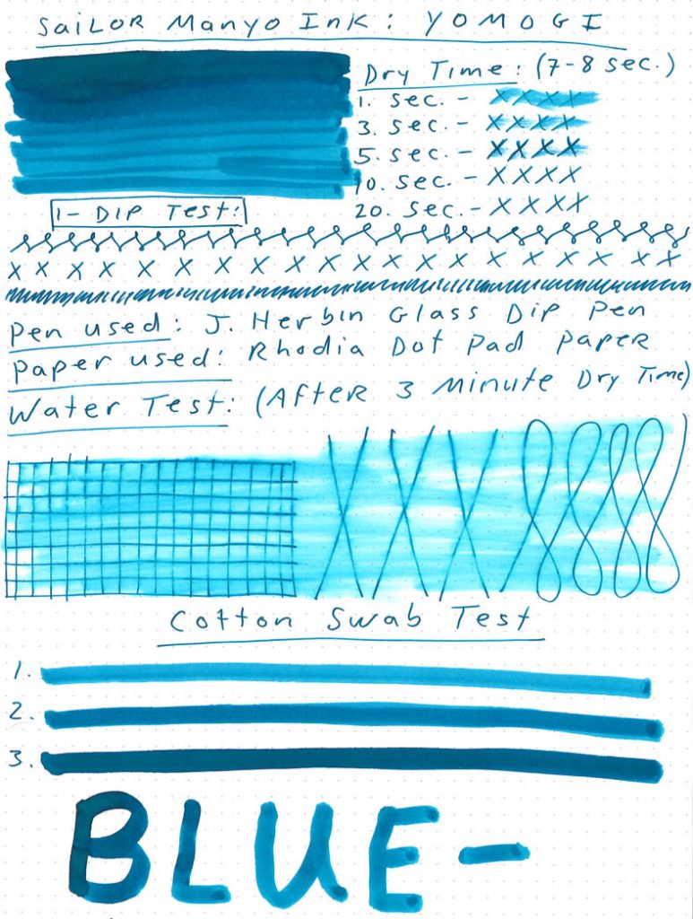 Sailor Manyo Yomogi Ink