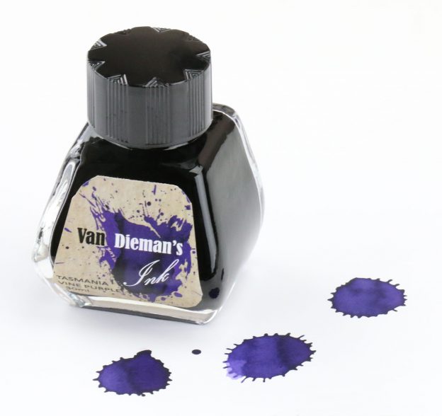 Van Diemans Tasmania Vine Purple Ink Bottle