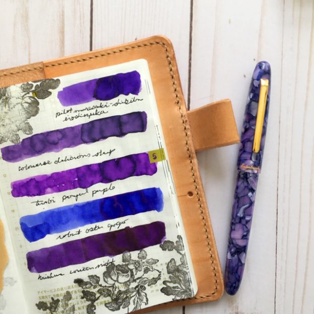 Battle of the Purple Fountain Pen Inks Not Your Typical Fountain Pen