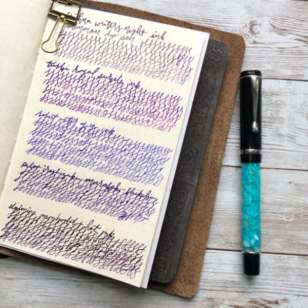 Battle of the Purple Fountain Pen Inks Not Your Typical Fountain Pen