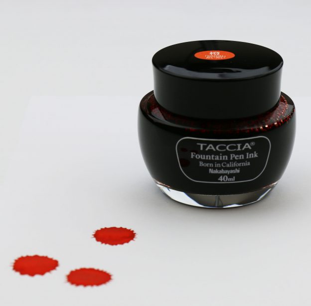 Taccia Daidai Orange Ink Review with Pen Chalet