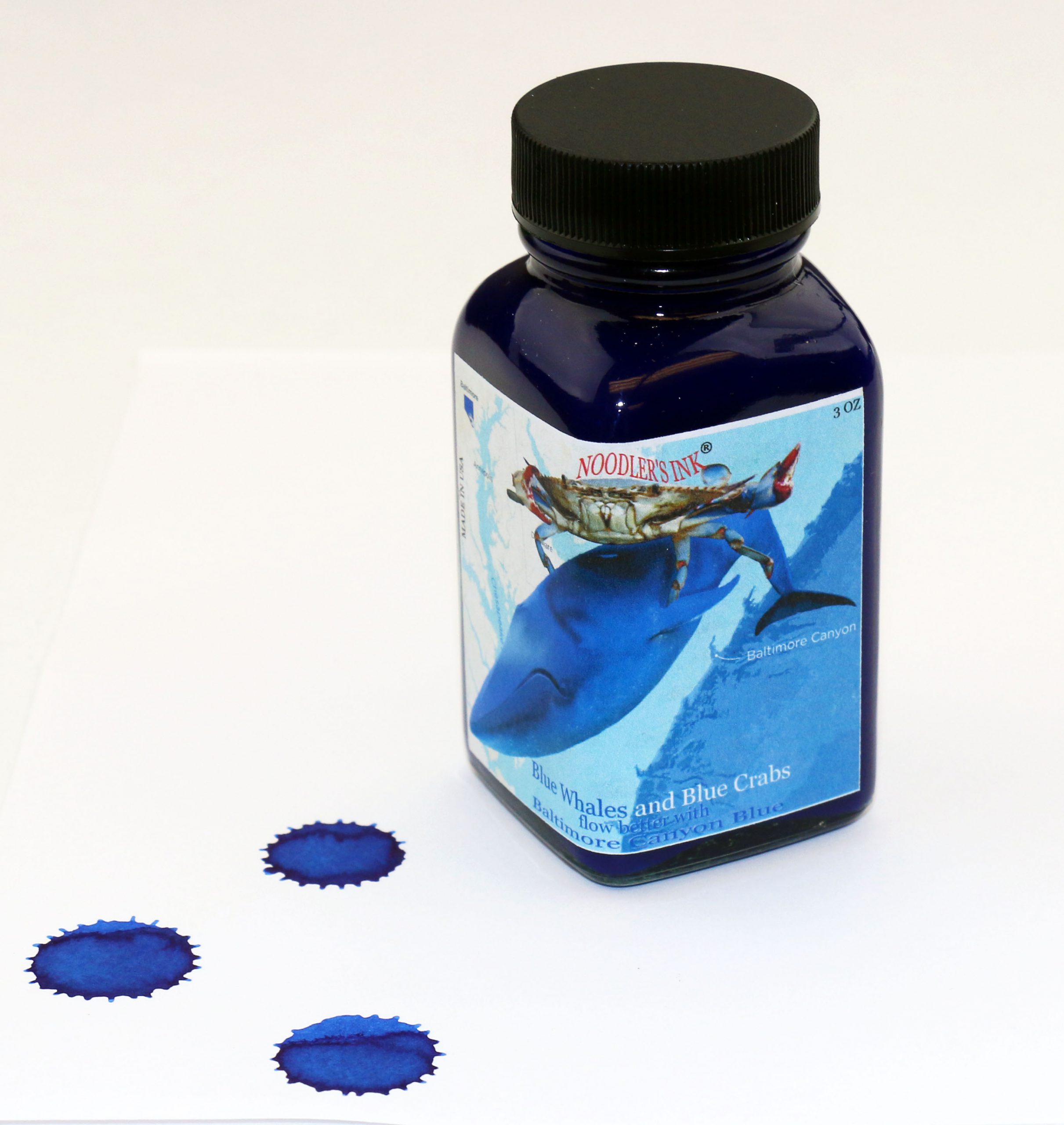 Noodler's X-Feather Blue Ink - 3 oz Bottle