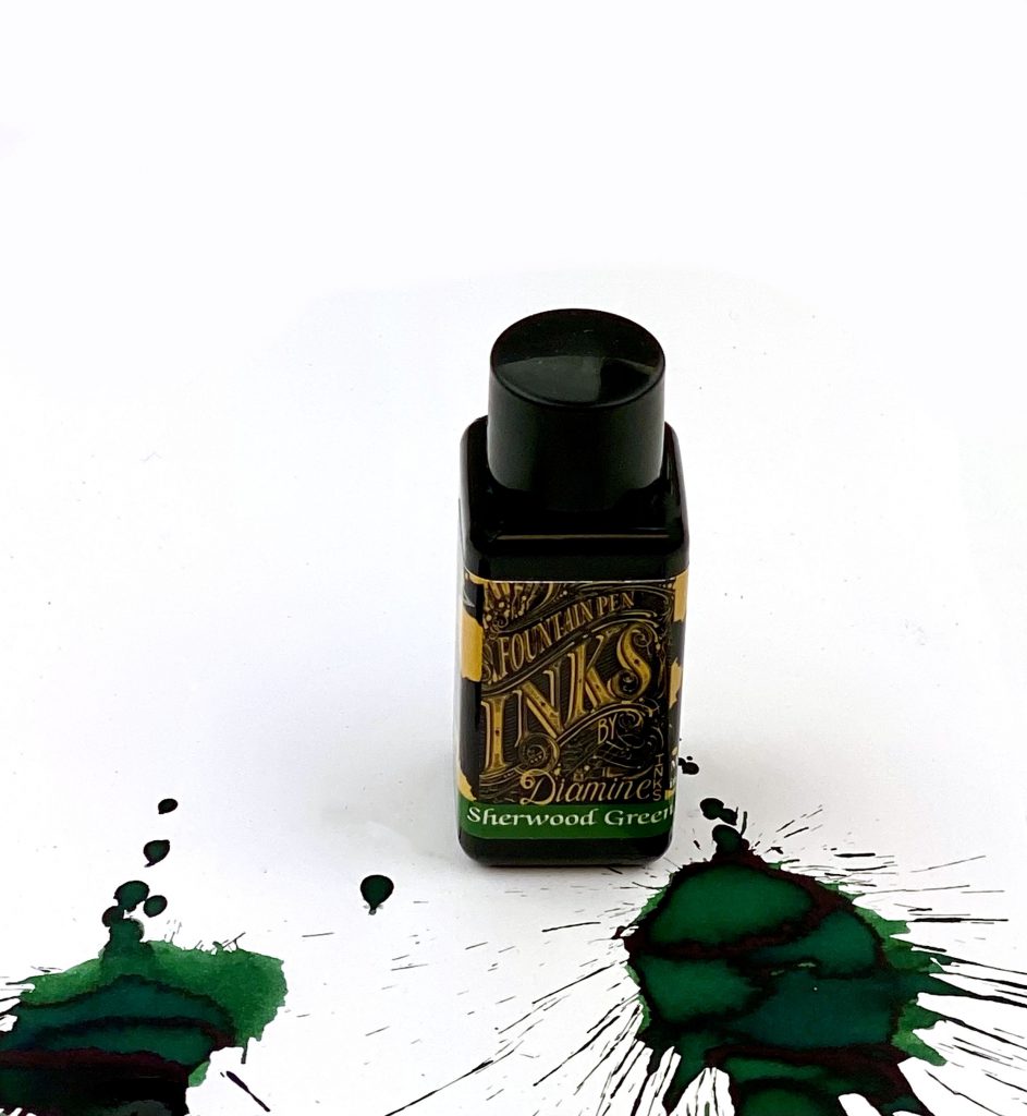 Diamine Sherwood Green Ink Review & Giveaway Pen Chalet