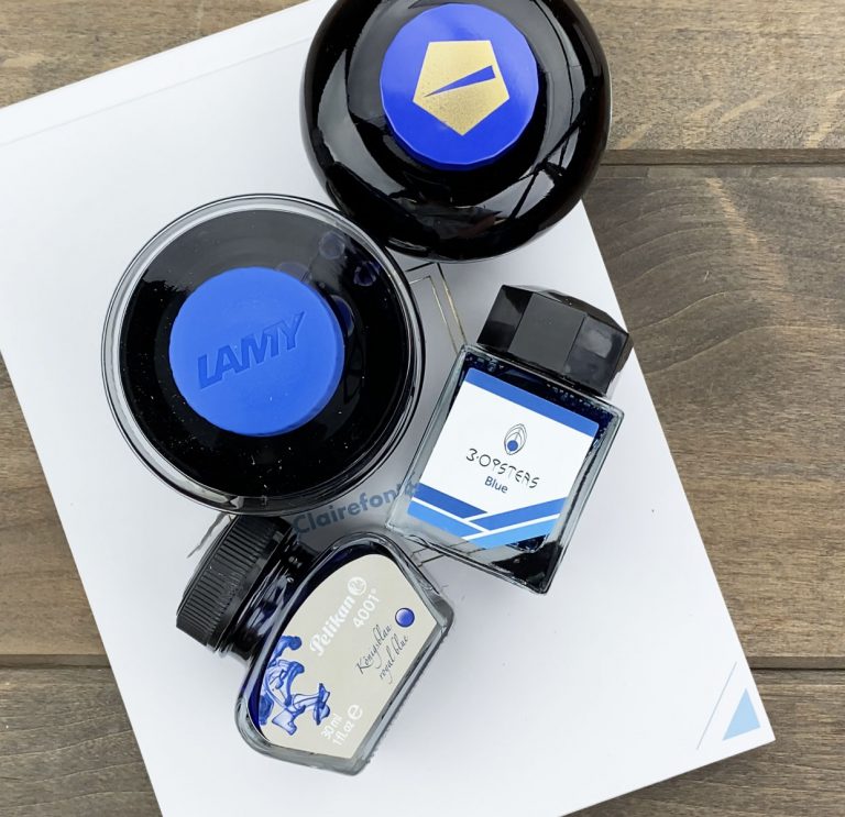 Blue Fountain Pen Inks Compared: Best Traditional Blue Inks | Pen Chalet
