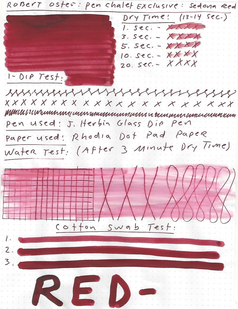 robert oster sedona red ink review