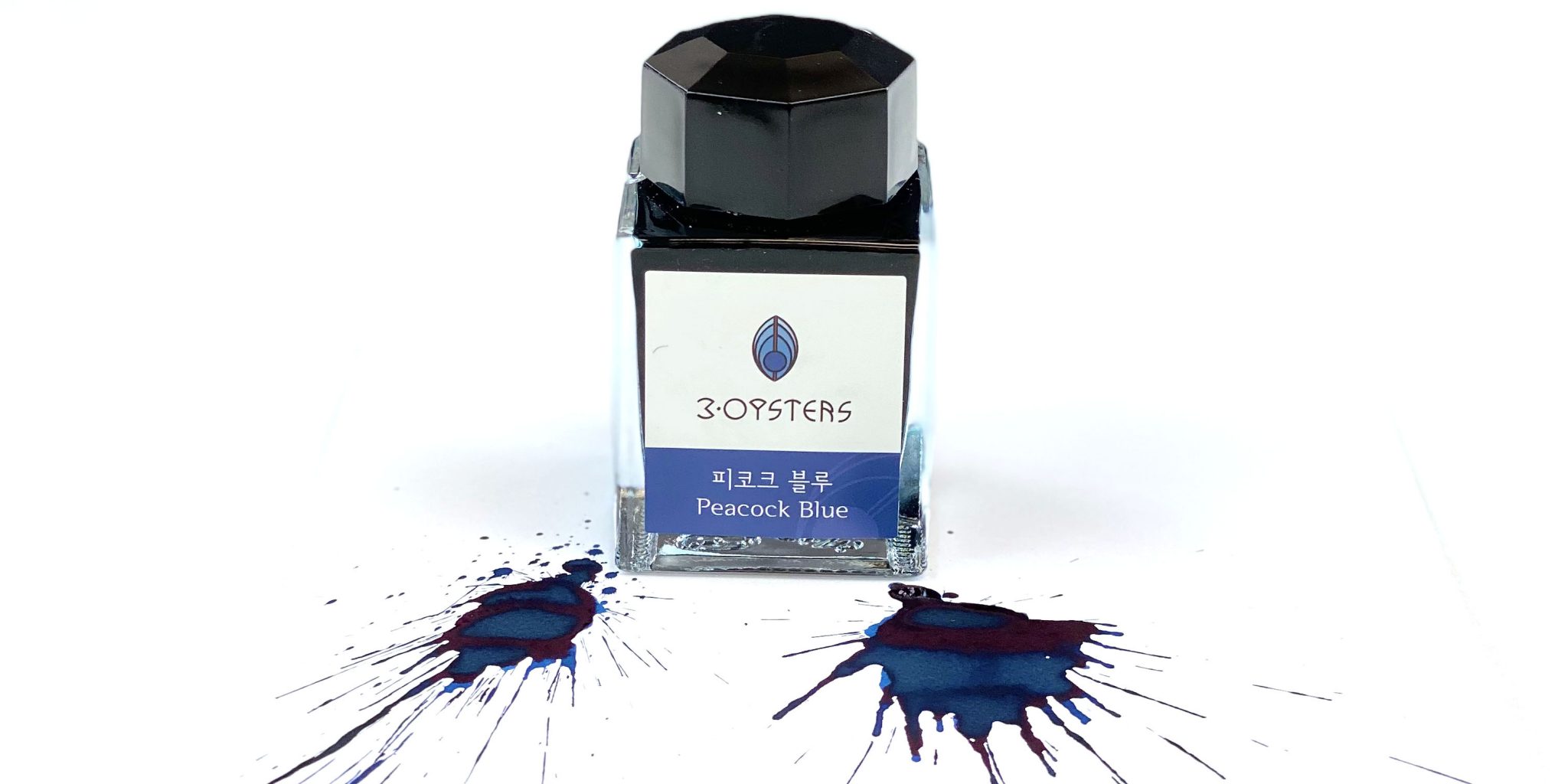 3 Oysters Peacock Blue Ink Review From the Delicious Ink Series Pen