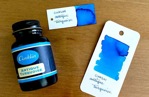 conklin vintage antique turquoise ink review