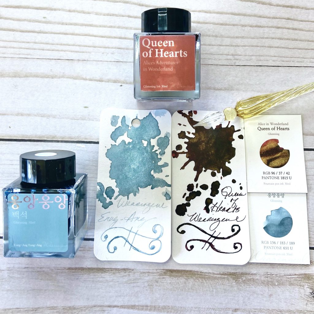 reviewing wearingeul inks_eung-ang eung-ang and queen of hearts