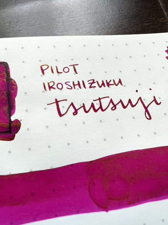 Pilot Iroshizuku Tsutsuji ink review