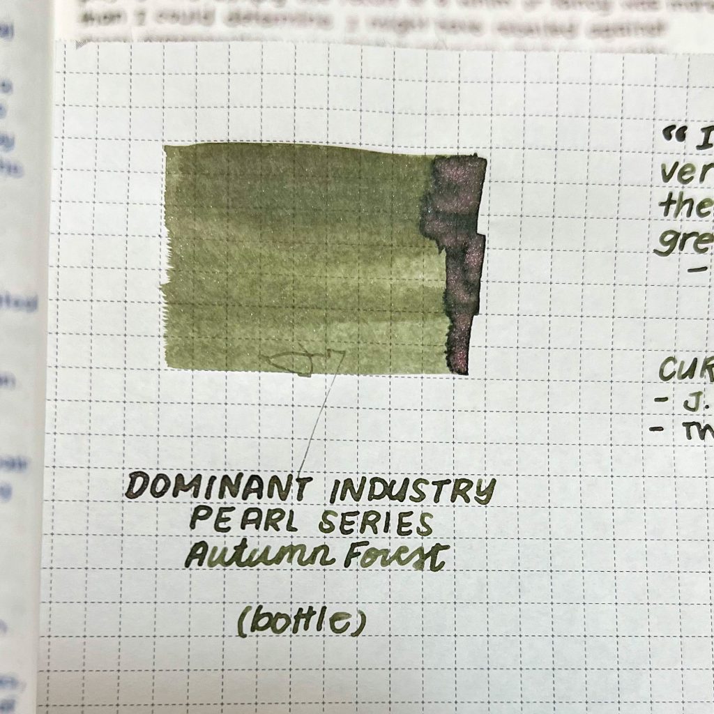 ink review dominant industry periwinkle blue ink swatch
