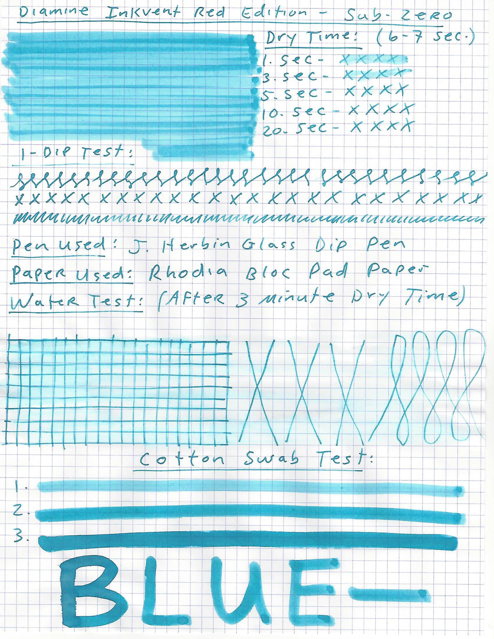 Diamine SubZero Ink Review & Giveaway Pen Chalet