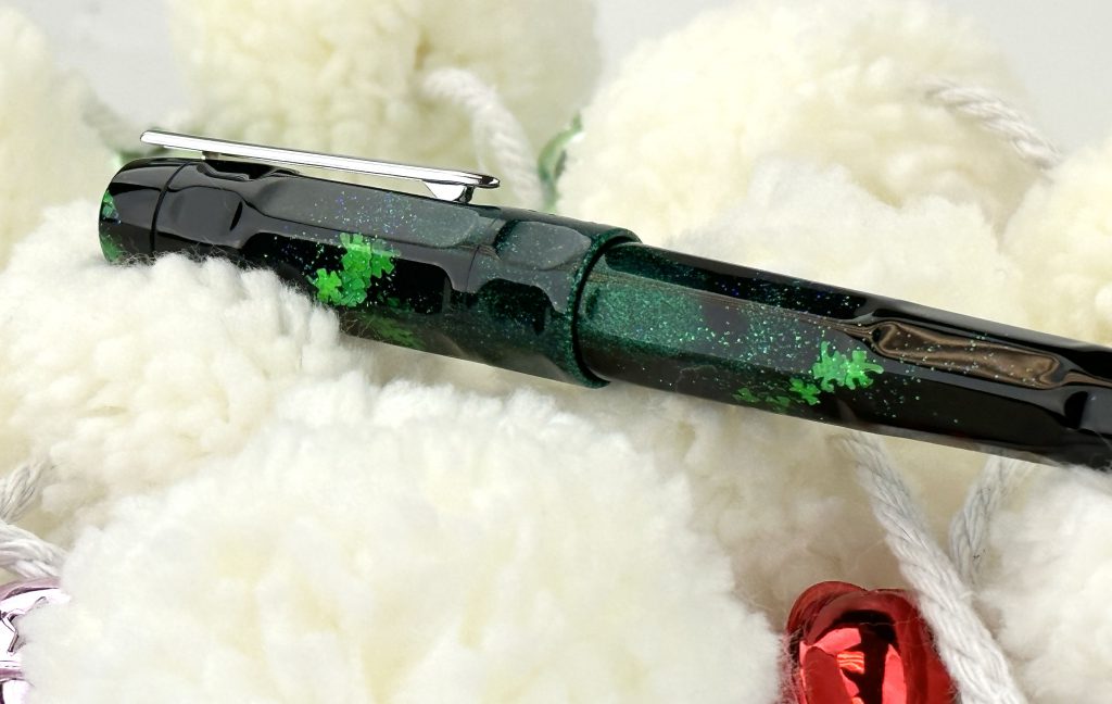 2022 holiday gift guide for pens and inks benu talisman four leaf clover fountain pen for christmas