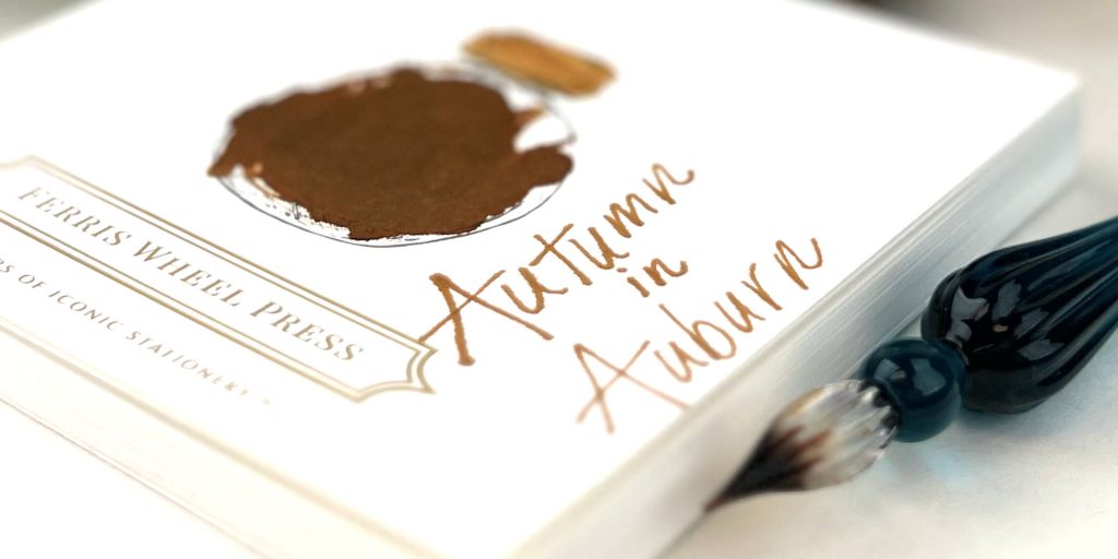 autumn in auburn ink review showing writing sample