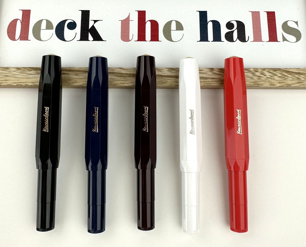 holiday gift guide for pens: kaweco sport fountain pen best everyday carries