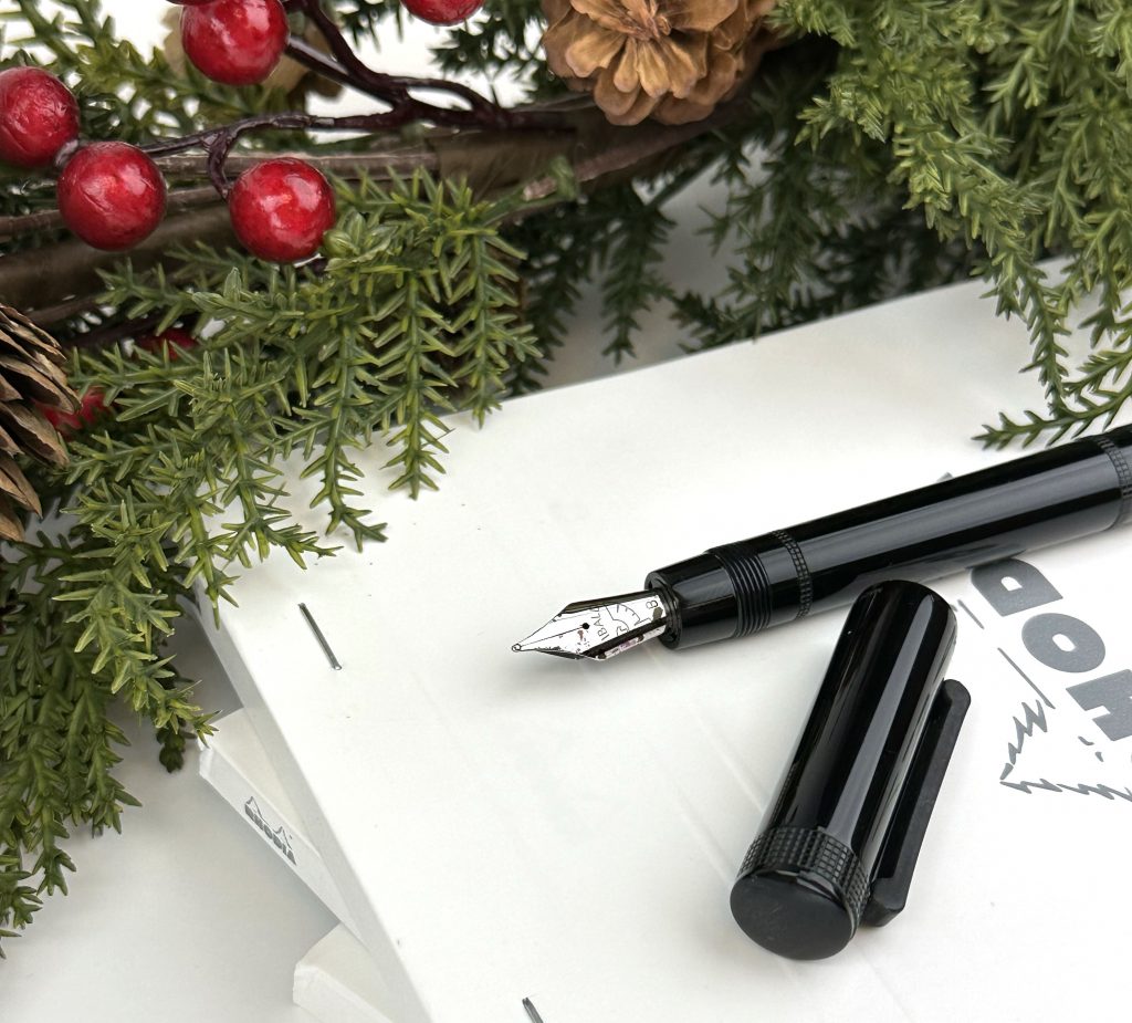 Featured: Tibaldi Rich Black Perfecta fountain pen - staff pick christmas pen gifts 2022