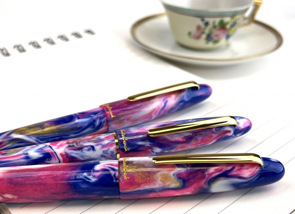 fountain pen collecting based on color psychology, pink pens for tenderness and nostalgia