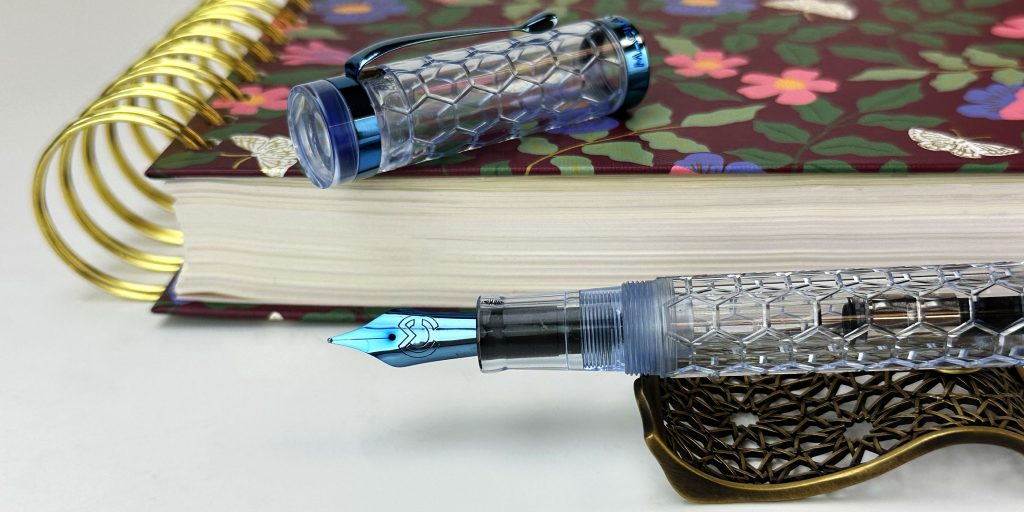 fountain pen collecting based on color psychology, blue pens are calm and serene