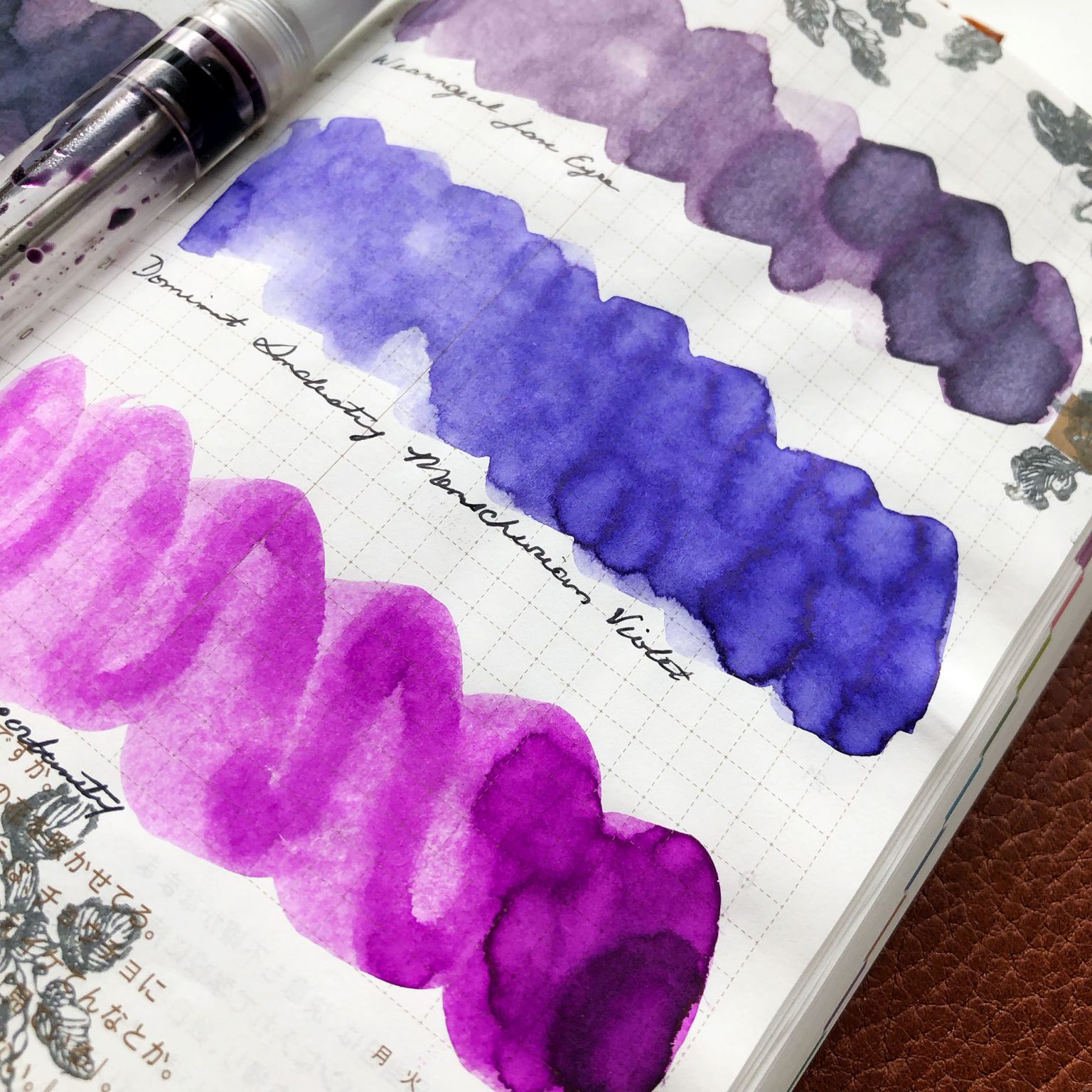 Best Purple Ink Battle of the Purples (March 2023 Edition) Pen Chalet