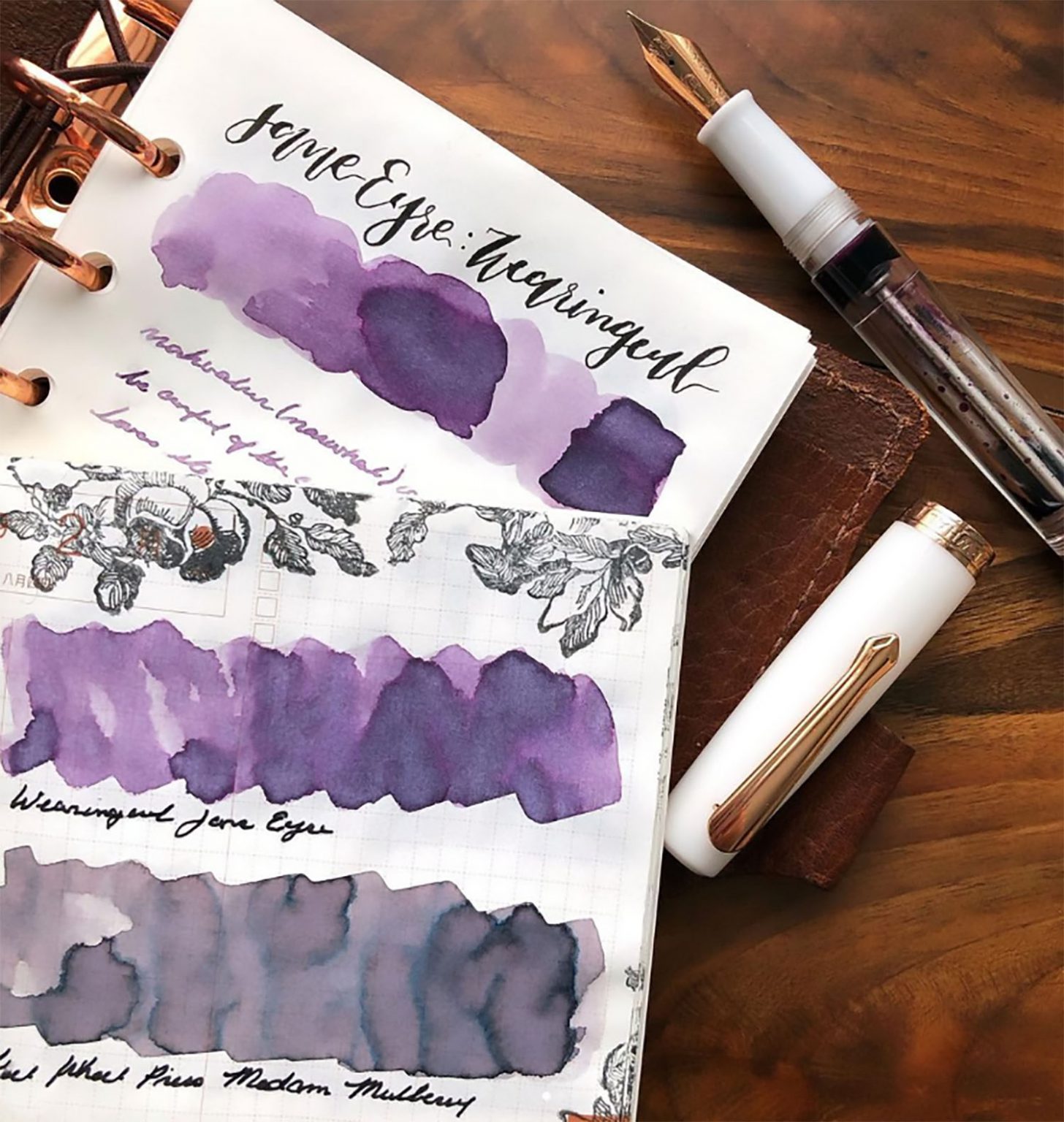 Best Purple Ink Battle of the Purples (March 2023 Edition) Pen Chalet