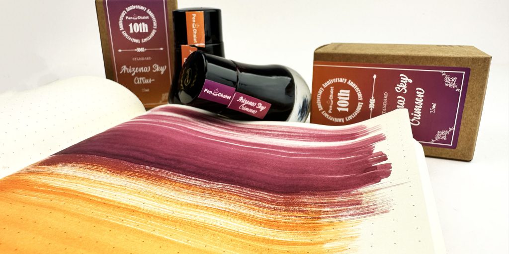 pen chalet 10th anniversary exclusive Dominant Industry Decade in the Desert fountain pen ink release.