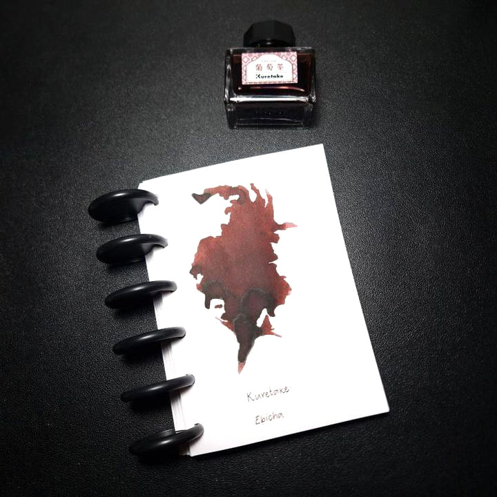 Kuretake Ebicha Ink Review Brown Fountain Pen Ink Pen Chalet