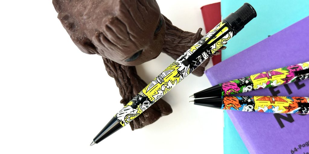2023 holiday gift guide for pens, retro 51 tornado popper dinosmash rollerball pens