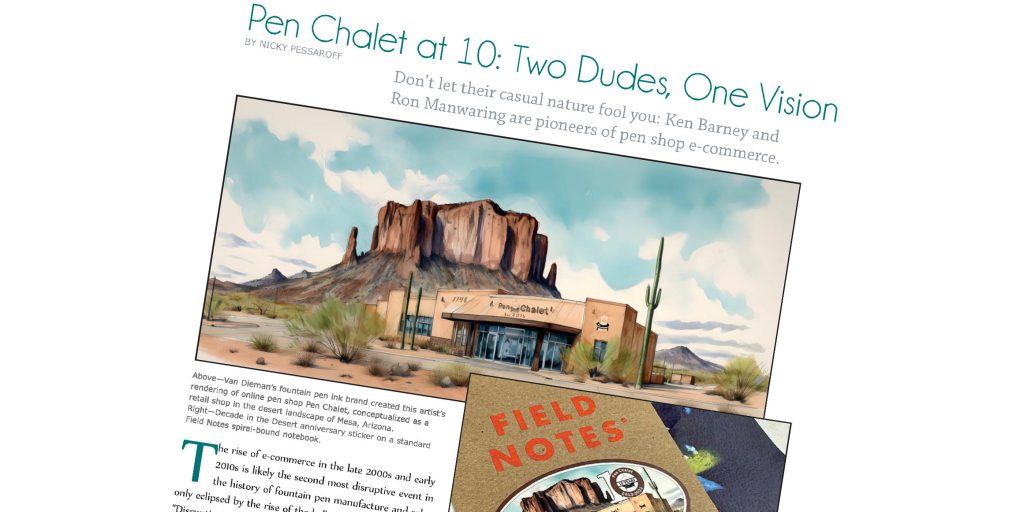 Pen Chalet Pen World feature page 1