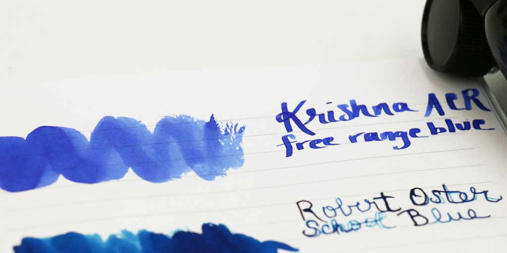 Krishna Free Range Blue ink swatch