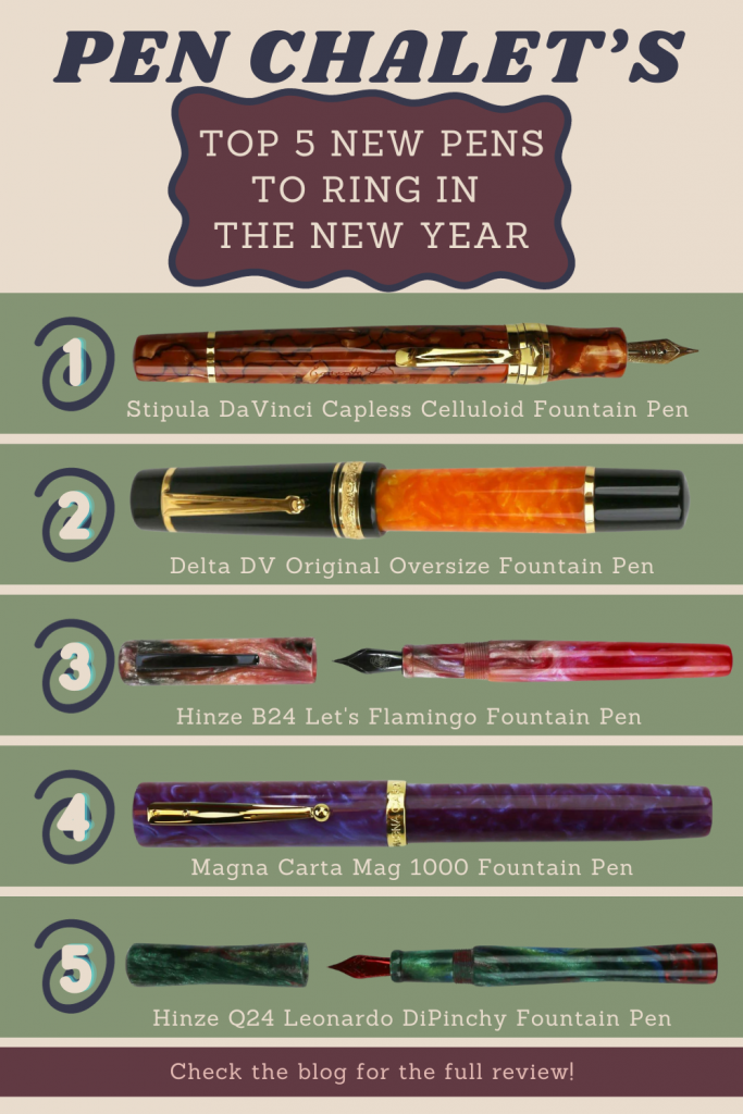 Top 5 Pens to Ring in the New Year for 2024
