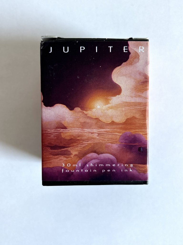 Van Dieman's Solar System Ink Reviews: Jupiter Ink packaging. 