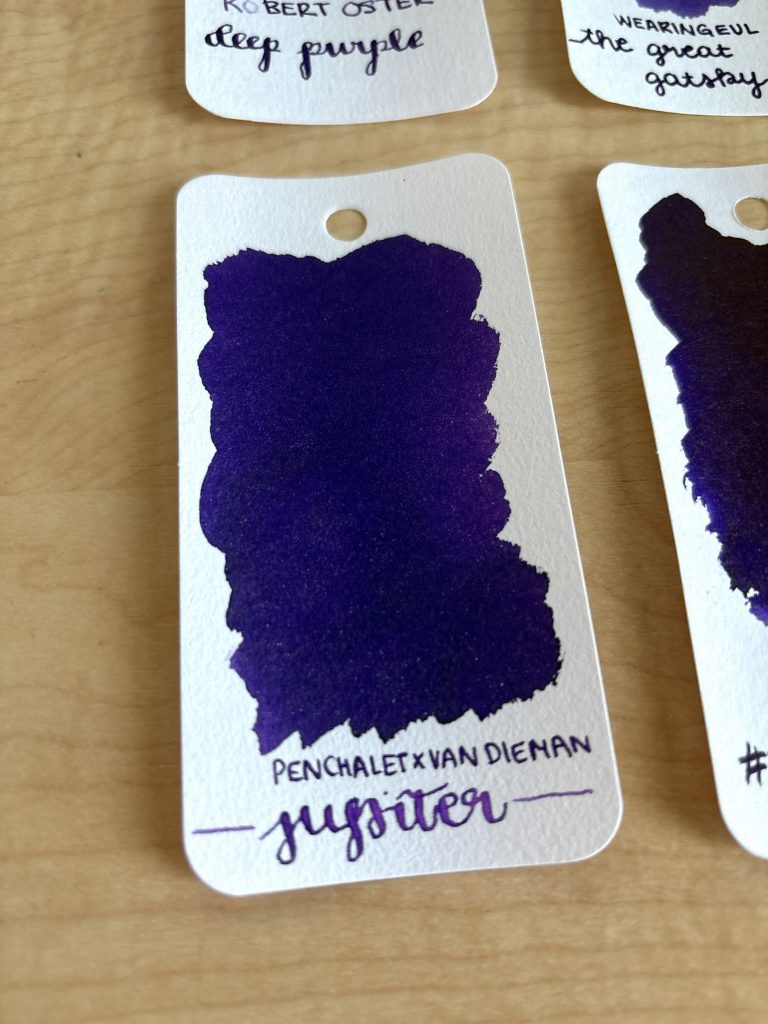 Van Dieman's Solar System ink reviews: Jupiter ink swatch