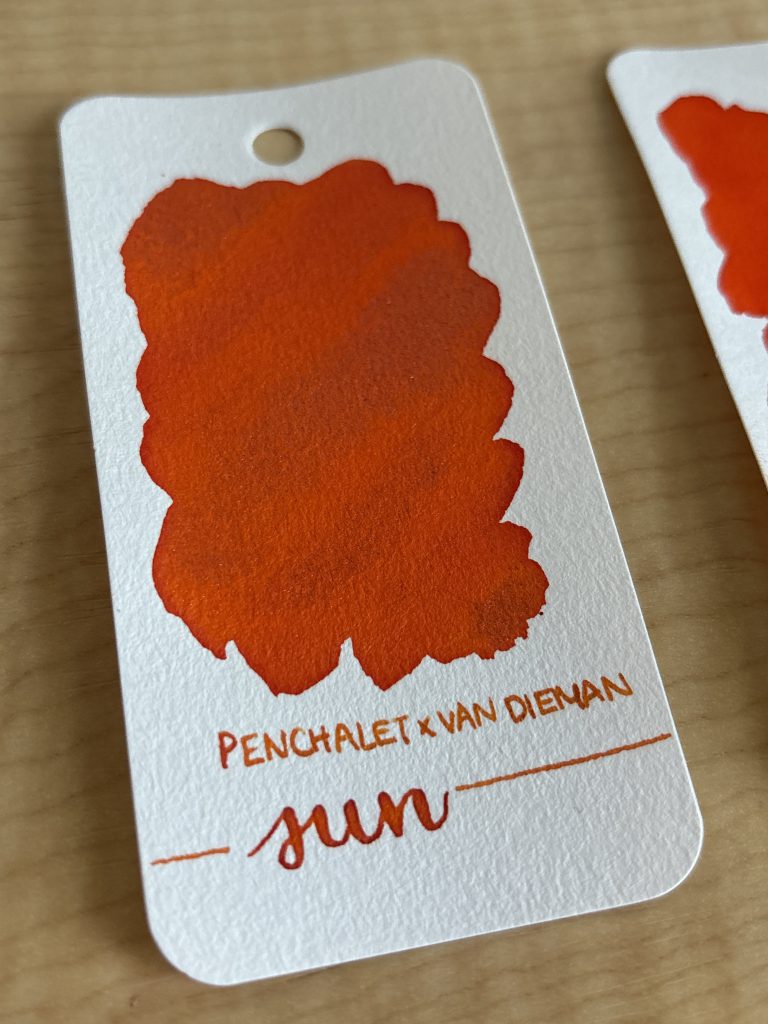 Van Dieman's The Sun ink swatch