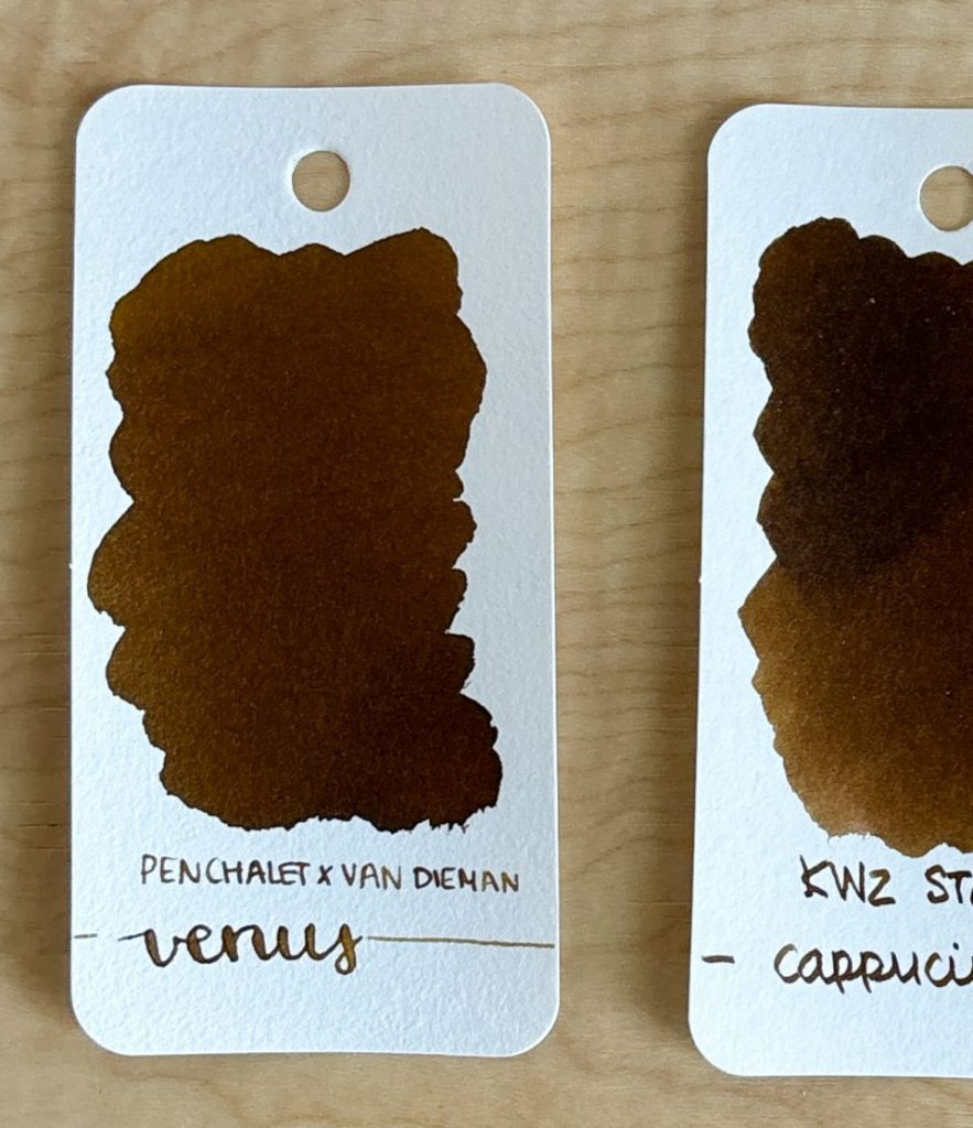 Van Dieman's Venus ink swatch.